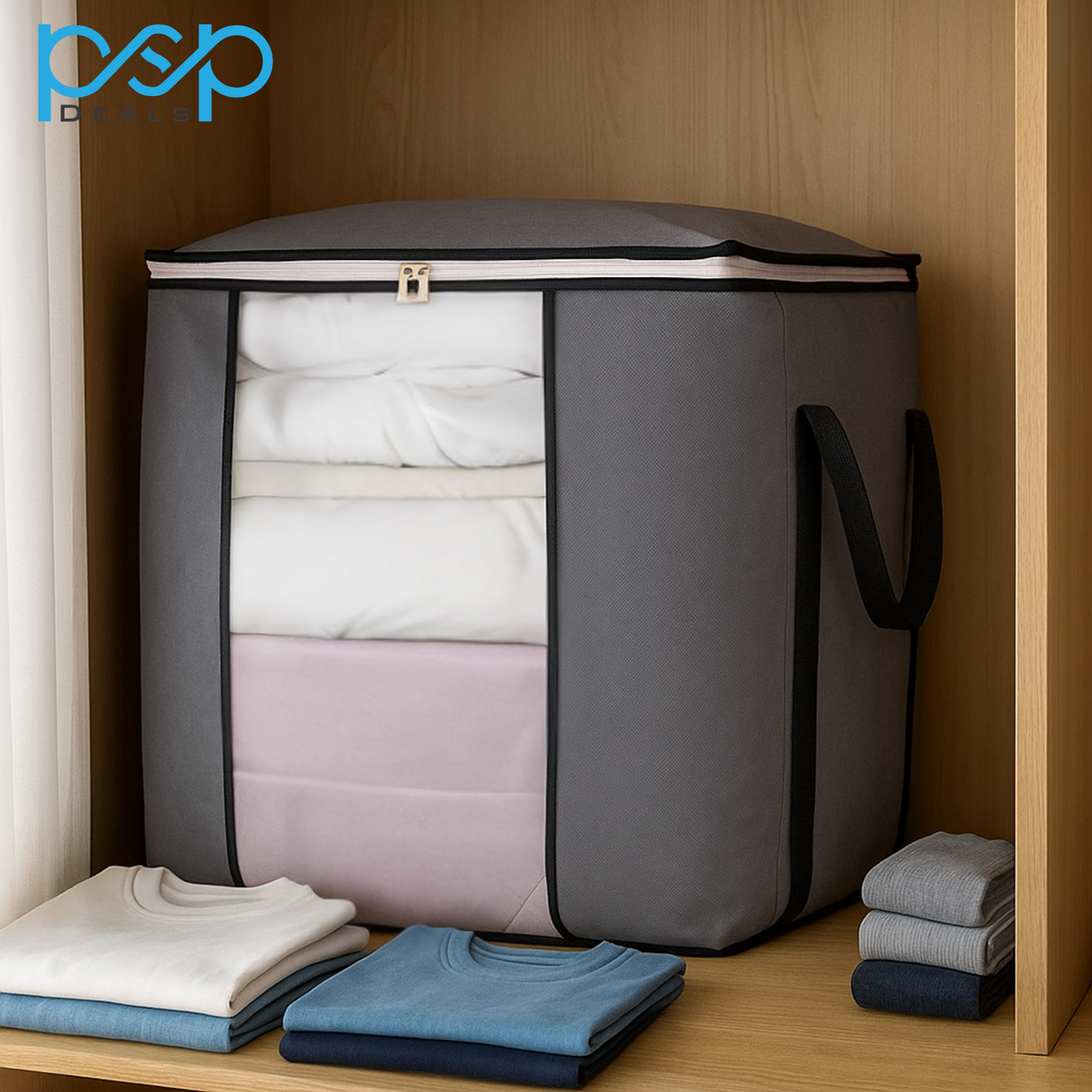 20x20x10 Inch Large Storage Bag with Transparent Window | PSP Deals