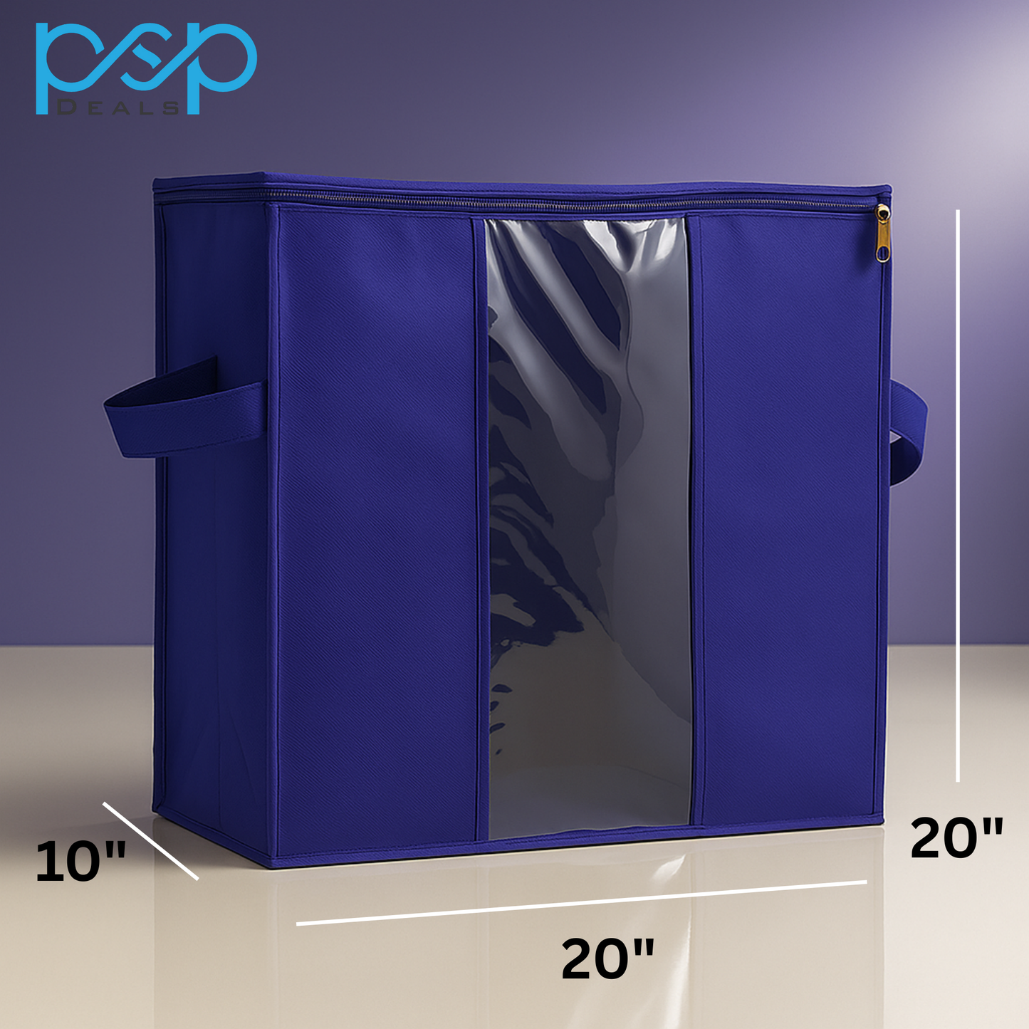 20x20x10 Inch Large Storage Bag with Transparent Window | PSP Deals