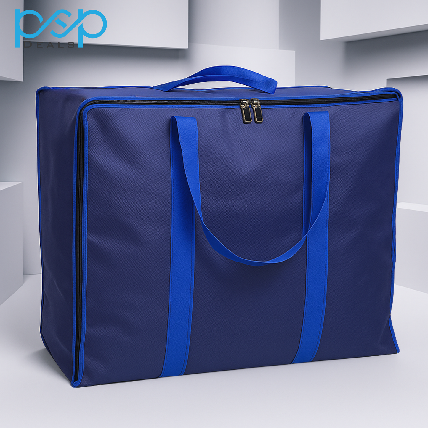 Large Storage Bag 24x20x12 Inch Blue – Heavy Duty with Zipper & Handles | PSP Deals