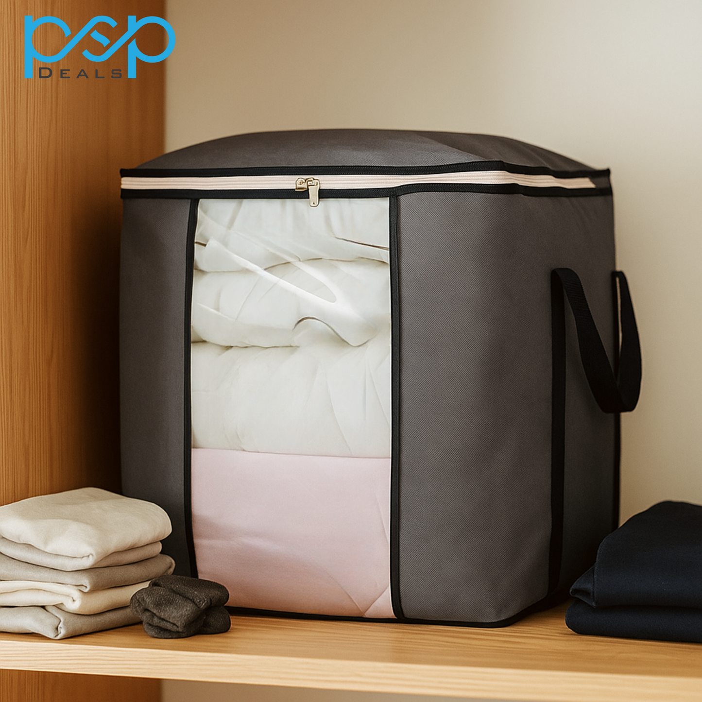 20x20x10 Inch Large Storage Bag with Transparent Window | PSP Deals