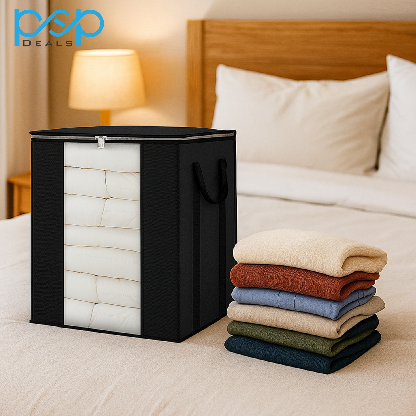 20x20x10 Inch Large Storage Bag with Transparent Window | PSP Deals