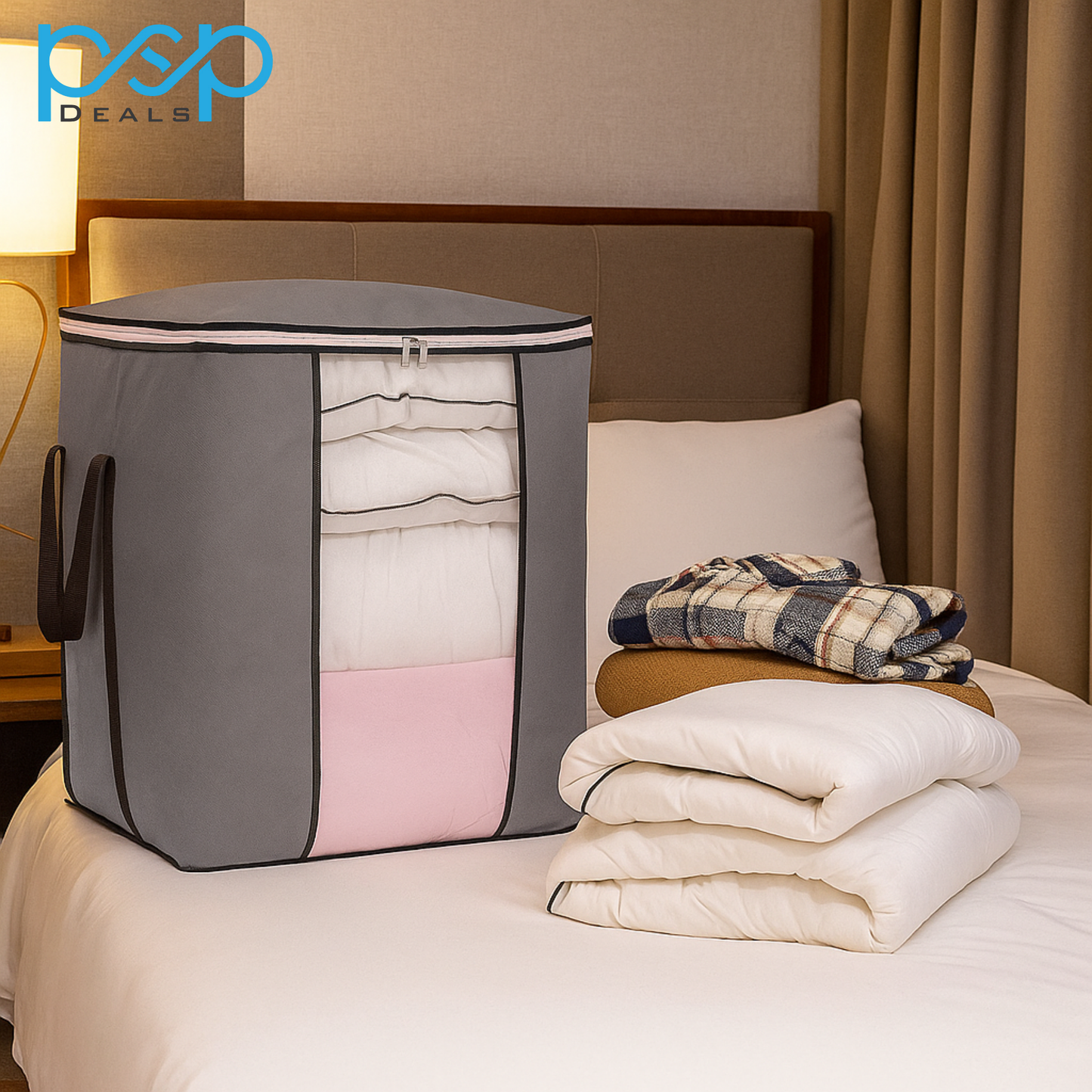 20x20x10 Inch Large Storage Bag with Transparent Window | PSP Deals