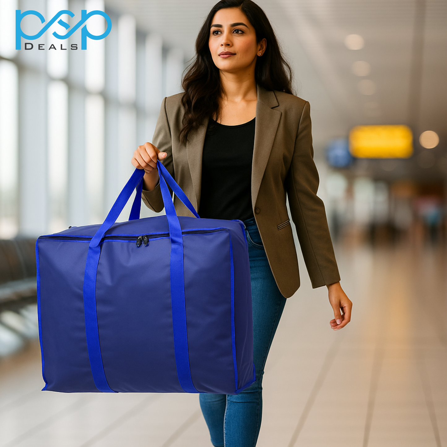 Large Storage Bag 24x20x12 Inch – Heavy Duty with Zipper & Handles | PSP Deals