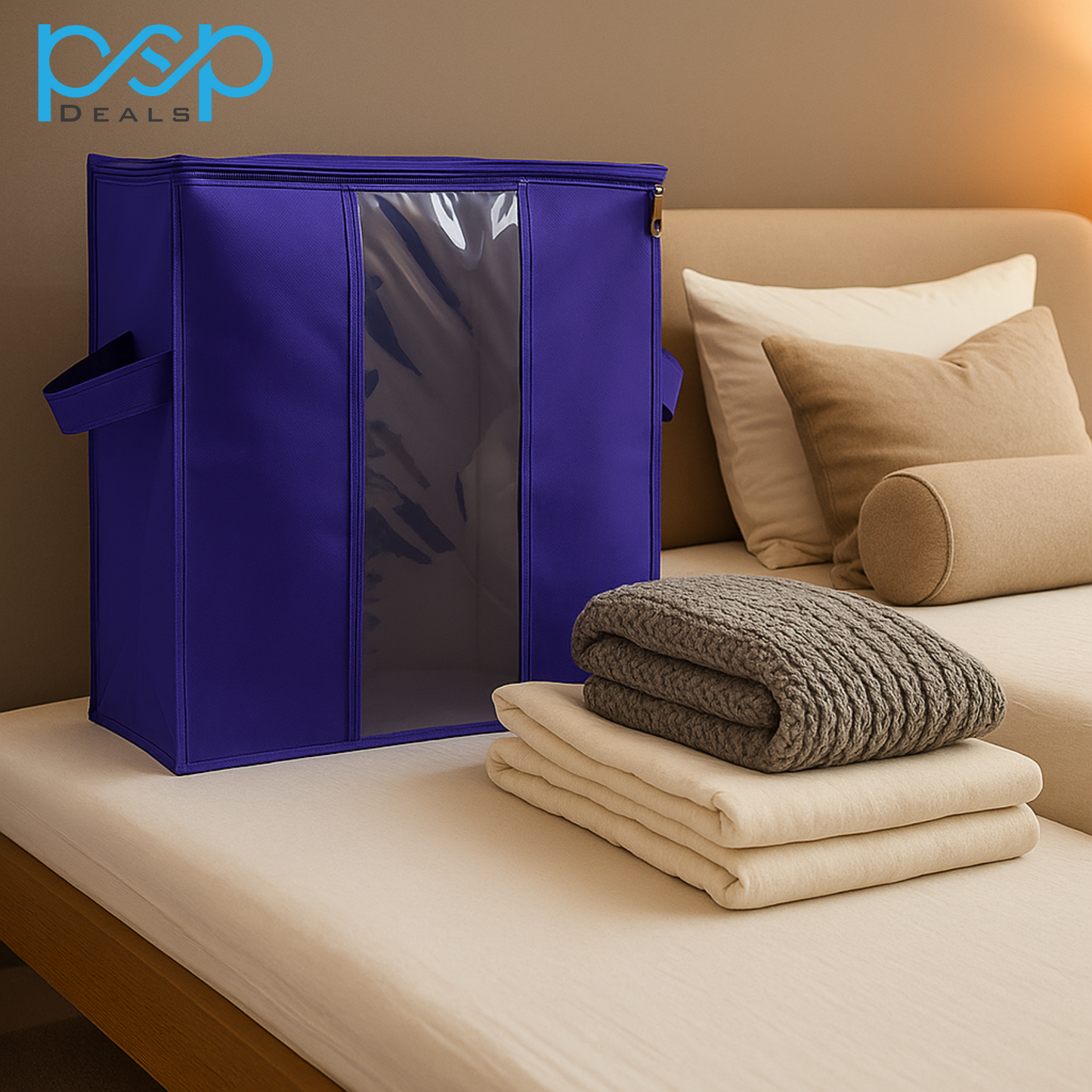 20x20x10 Inch Large Storage Bag with Transparent Window | PSP Deals