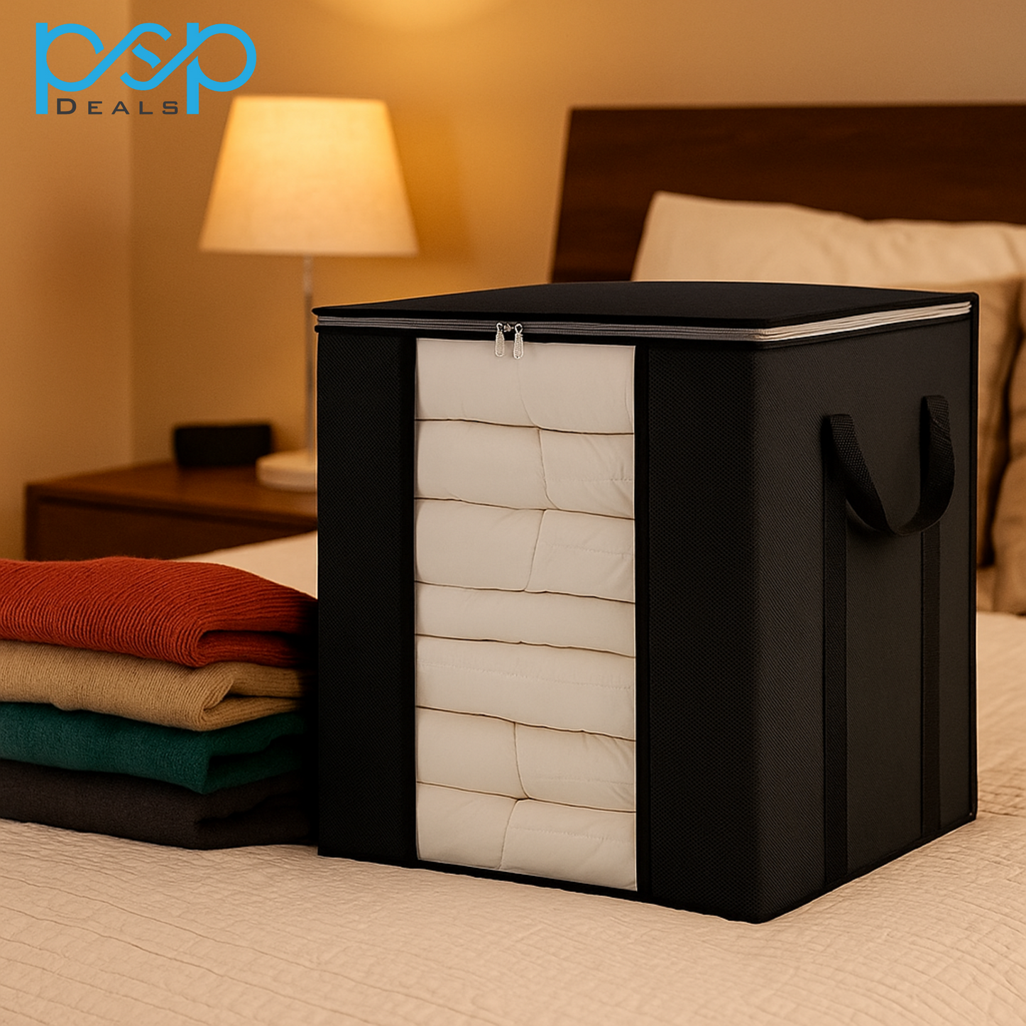 20x20x10 Inch Large Storage Bag with Transparent Window | PSP Deals